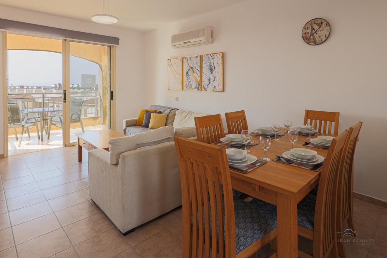 Royal Seacrest Crown-Jewel, 2B, Pools, Sea, Center Apartment Paphos Ngoại thất bức ảnh