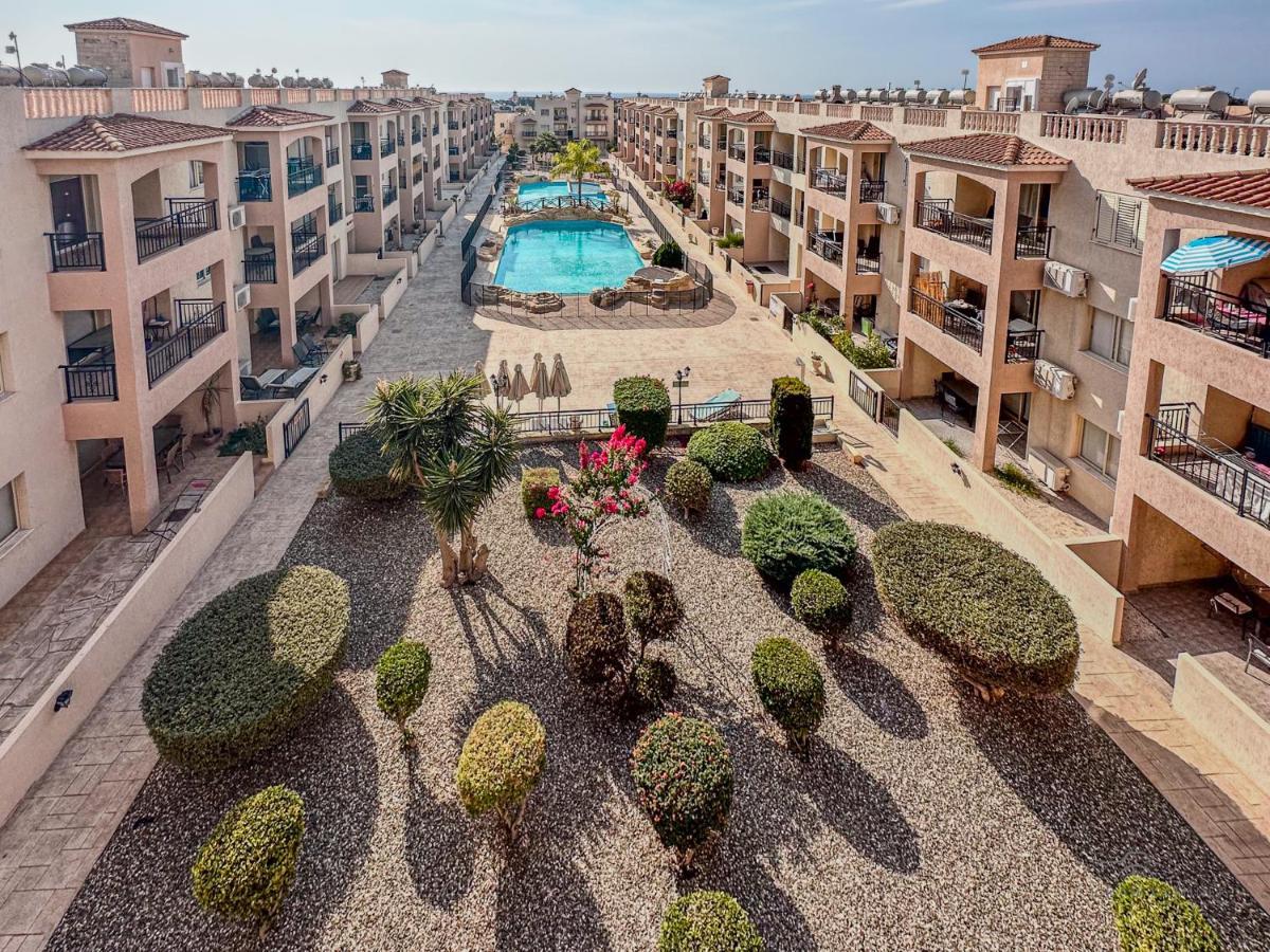 Royal Seacrest Crown-Jewel, 2B, Pools, Sea, Center Apartment Paphos Ngoại thất bức ảnh