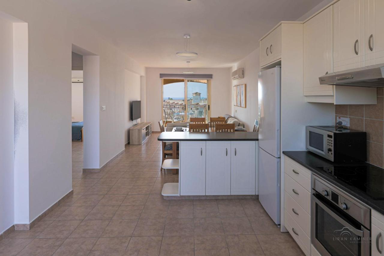 Royal Seacrest Crown-Jewel, 2B, Pools, Sea, Center Apartment Paphos Ngoại thất bức ảnh